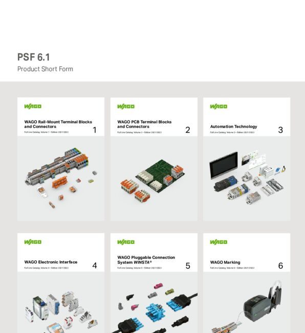 WAGO | PRODUCT SHORTFORM PSF 6.1